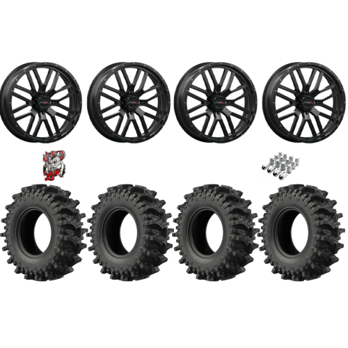 EFX MotoSlayer 40x10.5-24 Tires on ST-3 Matte Black Wheels