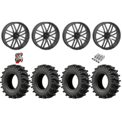 EFX MotoSlayer 37x10.5-24 Tires on ST-3 Grey Wheels