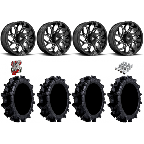 Terminator MAX 42x10-22 Tires on Fuel Runner Milled Wheels