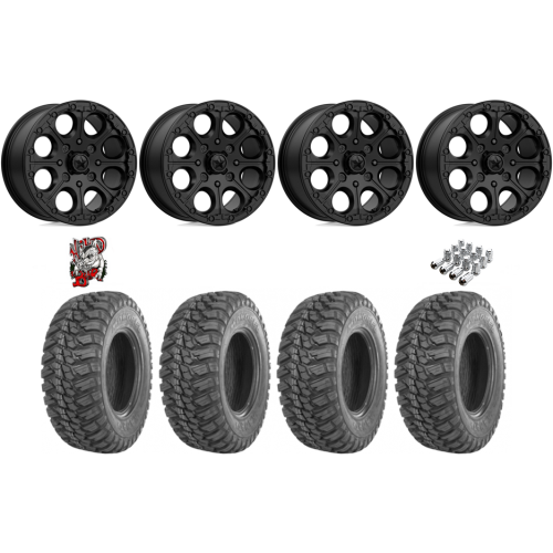 GBC Kanati Mongrel 30x10-15 Tires on MSA M44 Cannon Beadlock Wheels