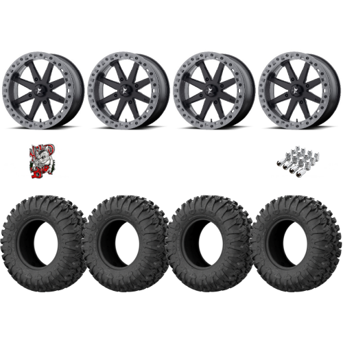 EFX Motoclaw 33x10-18 Tires on MSA M31 Lok2 Beadlock Wheels