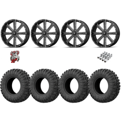 EFX Motoclaw 33x10-20 Tires on MSA M34 Flash Wheels