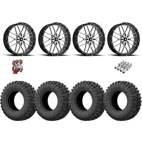 EFX Motoclaw 33x10-20 Tires on MSA M45 Portal Machined Wheels