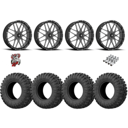 EFX Motoclaw 33x10-18 Tires on MSA M45 Portal Milled Wheels