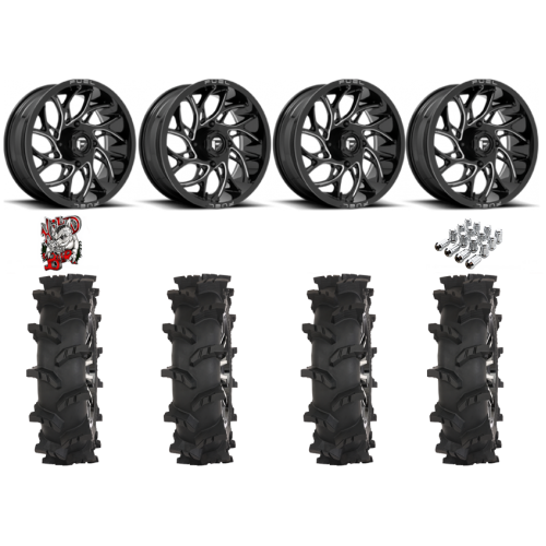 High Lifter Outlaw Max 40x10-24 Tires on Fuel Runner Milled Wheels