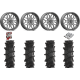 High Lifter Outlaw Max 33-10-20 Tires on MSA M47 Sniper Gunmetal Milled Wheels