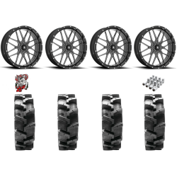 Quadboss QBT680 35x9.5-18 Tires on MSA M45 Portal Milled Wheels