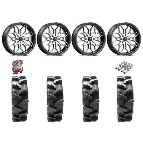 Quadboss QBT680 36x9.5-20 Tires on MSA M47 Sniper Machined Wheels