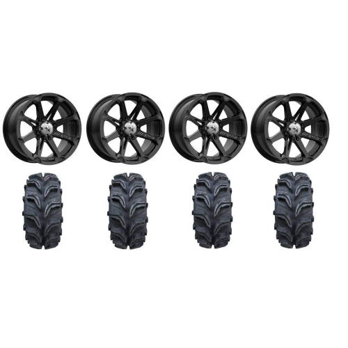 Interco Vampire 2 28x9-14 Tires on MSA M12 Diesel Wheels