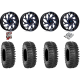 System 3 XT400 33x9.5-20 Tires on Fuel Runner Candy Blue Wheels