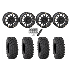 System 3 XTR370 32x10-15 Tires on SB-5 Matte Black Beadlock (15x10) Wheels