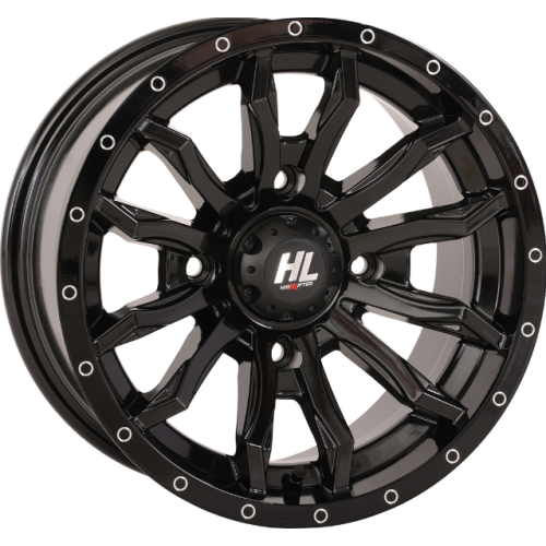 Assassinator Mud Tires 29.5x8-14 on HL21 Gloss Black Wheels