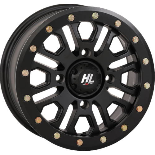 Assassinator Mud Tires 32x8-14 on HL23 Matte Black Beadlock Wheels