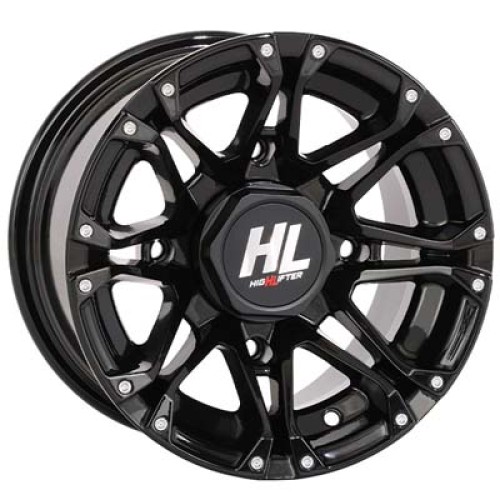 Assassinator Mud Tires 34x8-14 on HL3 Gloss Black Wheels