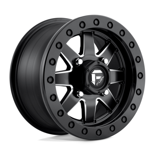 Fuel Off-Road Maverick Beadlock D938 Black & Milled 14x7 Wheel/Rim