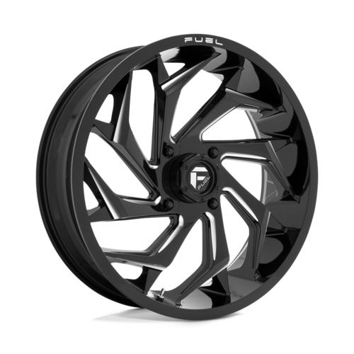 Fuel Off Road Reaction Gloss Black & Milled 18x7 Wheel/Rim