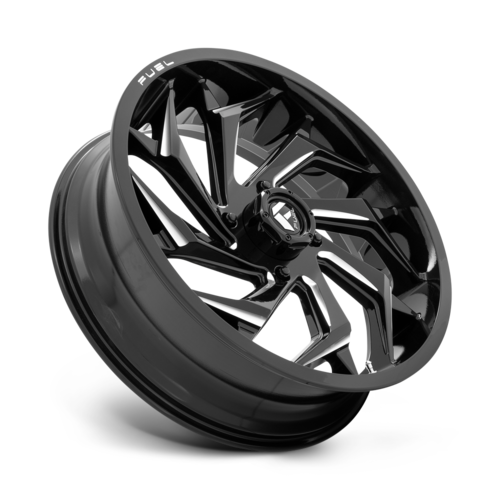 Fuel Off Road Reaction Gloss Black & Milled 22x7 Wheel/Rim