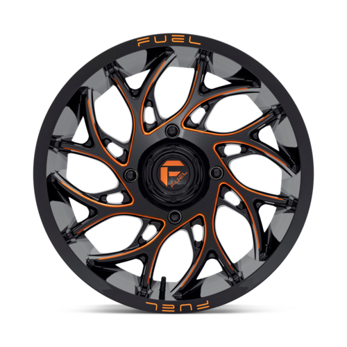 Fuel Off Road Runner Candy Orange 18x7 Wheels/Rims (Full Set)