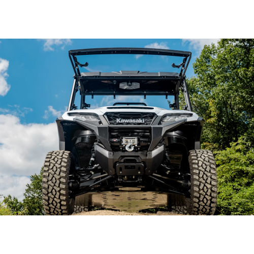 Kawasaki Ridge Scratch-Resistant Flip Windshield