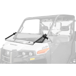 Bobcat UV34 Scratch-Resistant Flip Down Windshield