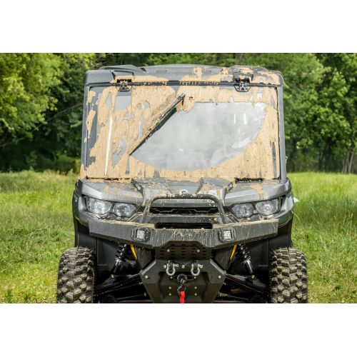 Can-Am Defender MaxDrive Power Flip Glass Windshield