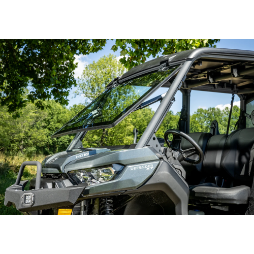 Can-Am Defender MaxDrive Power Flip Glass Windshield