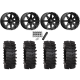 System 3 XT400W 32x12-15 Tires on MSA M33 Clutch Satin Black (15x10) Wheels