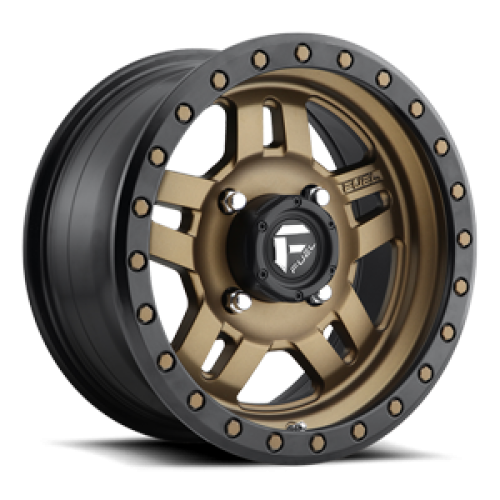 Fuel Off-Road Anza D583 Bronze w/ Black Ring 15x7 Wheel/Rim