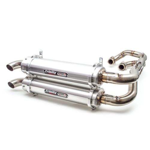 Trinity Racing Polaris General / RZR 1000 S Dual Full System Exhaust