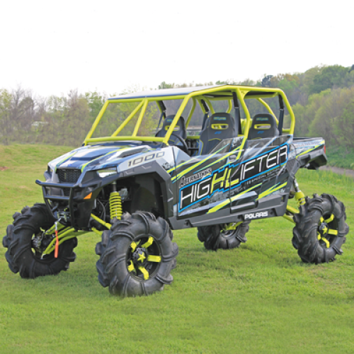 7'' Big Lift Polaris General 1000 4 EPS - Black