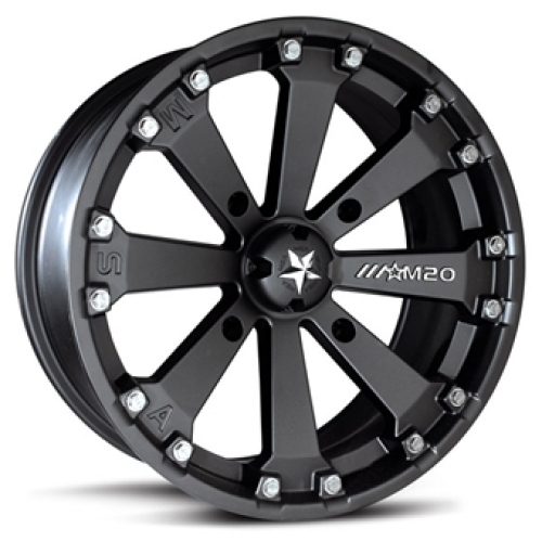 MSA M20 Kore Black 16x7 Wheel/Rim