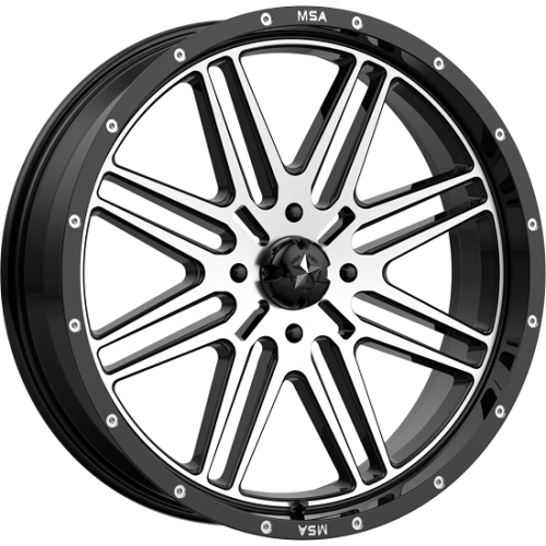 MSA M38 Brute Machined 24x7 Wheel/Rim