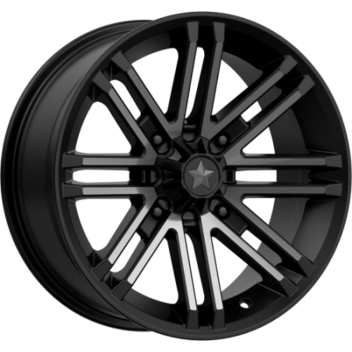 MSA M40 Rogue Satin Black Titanium 16x7 Wheel/Rim