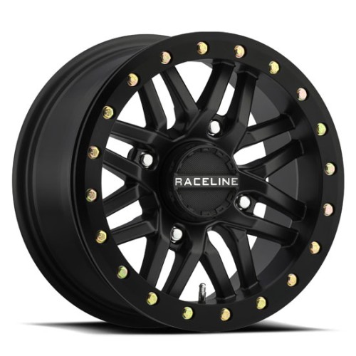 A91B Ryno Black Beadlock 15x10 Wheel/Rim