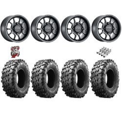 Maxxis Carnivore 33x10-15 Tires on Method MR409 Bead Grip (15x8) Wheels