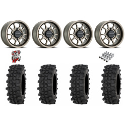 Frontline ACP 32x10-15 Tires on Method Racing 409 Steel Grey Wheels