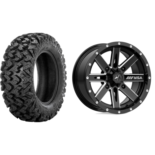 Sedona Rip Saw R/T 27x9-14 Tires on MSA M41 Boxer Wheels