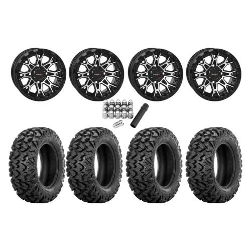 Sedona Rip Saw RT (2) 25x8x12 (2) 25x10x12 Tires on System 3 ST-6 ...