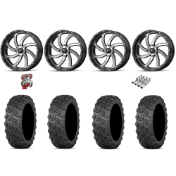 ITP Versa Cross V3 Tires 28x10-18 on MSA M36 Switch Machined Wheels