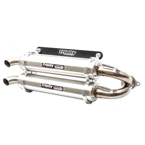 Trinity Racing Polaris RZR Turbo / S Slip On Exhaust