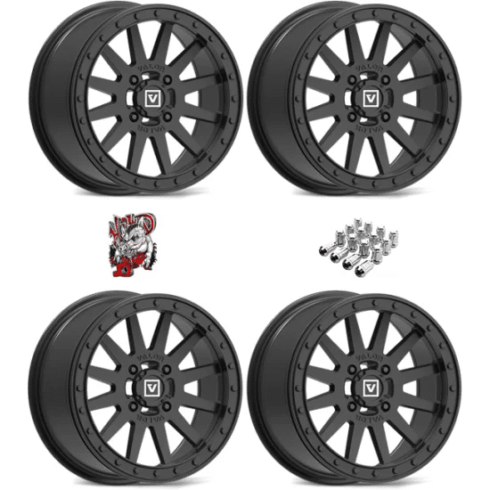 Valor Offroad V05 14×7 Beadlock Wheels/Rims (Full Set)