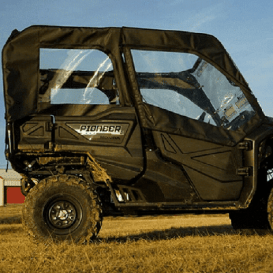 FALCON RIDGE FRONT AND REAR UPPER DOORS W| MIDDLE WINDOW – HONDA PIONEER 1000-5 – WITH ZIPPER