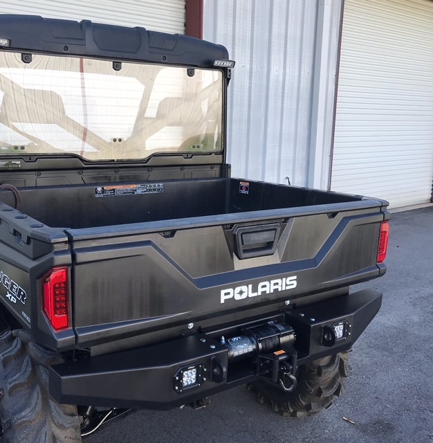 Wild Bpar Polaris Ranger 900/1000 Rear Bumper with lights and winch mount