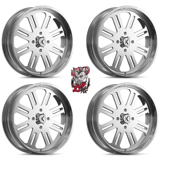 KG1 Forged KU034 H8ter Polished 22×7 Wheel/Rim (Full Set)