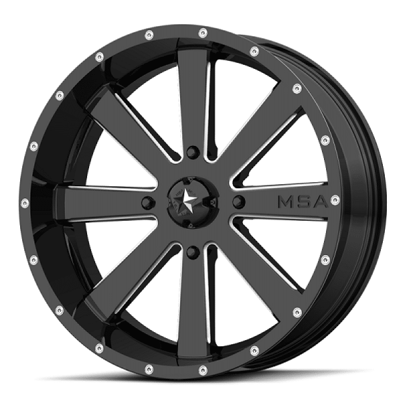 MSA M34 FLASH MILLED 20″ WHEEL