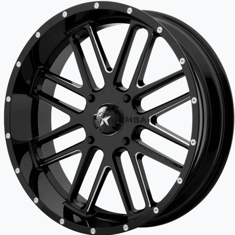 20×7″ MSA M35 Bandit Wheels – Free Shipping