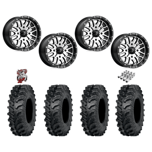 ITP MT911 32×10-15 Tires on MSA M38 Brute Wheels