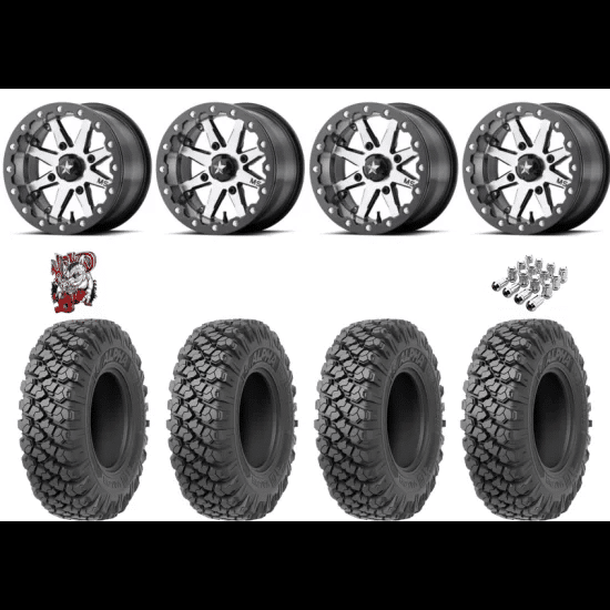 Valor Off-Road Alpha 35-10-15 Tires on MSA M21 Machined Lok Beadlock Wheels