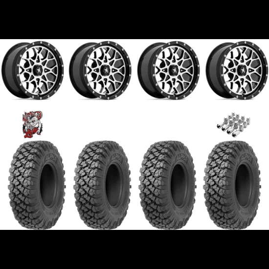 Valor Off-Road Alpha 35-10-15 Tires on MSA M45 Portal Machined Wheels