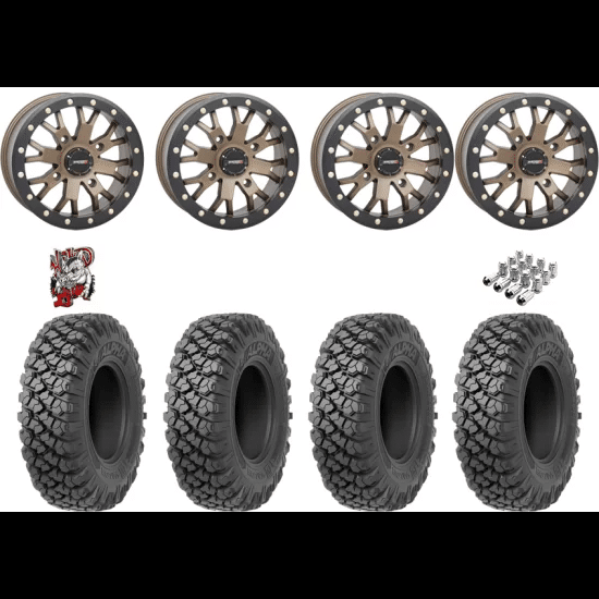 Valor Off-Road Alpha 32-10-15 Tires on ST-3 Bronze Wheels